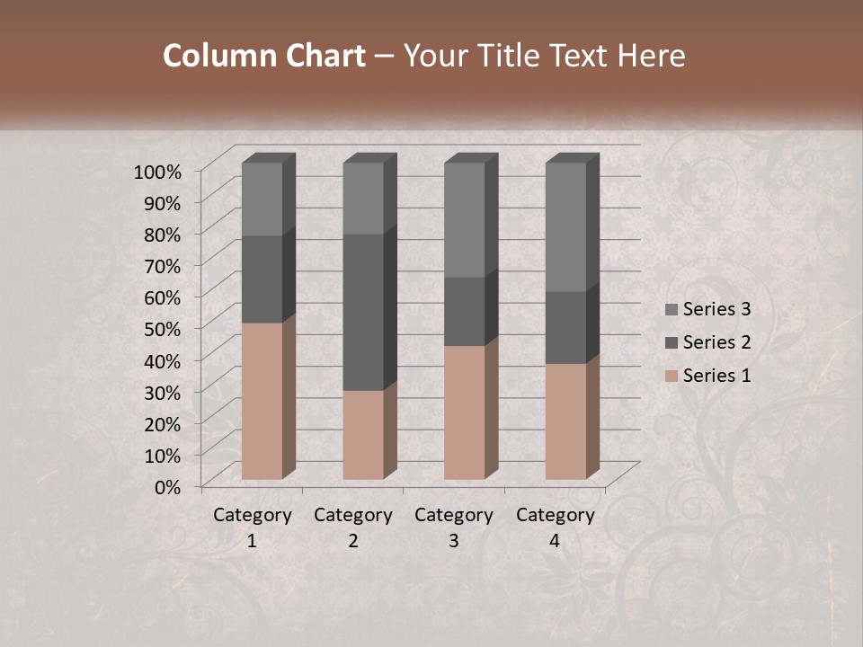 Tiled Aged Decor PowerPoint Template