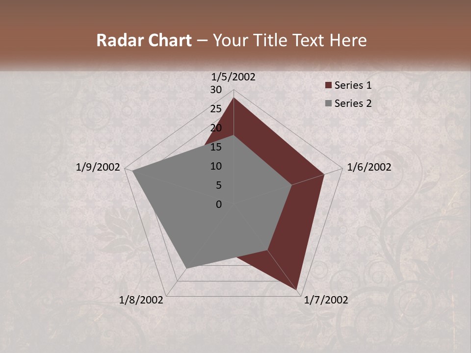 Tiled Aged Decor PowerPoint Template