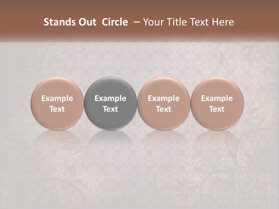 Tiled Aged Decor PowerPoint Template