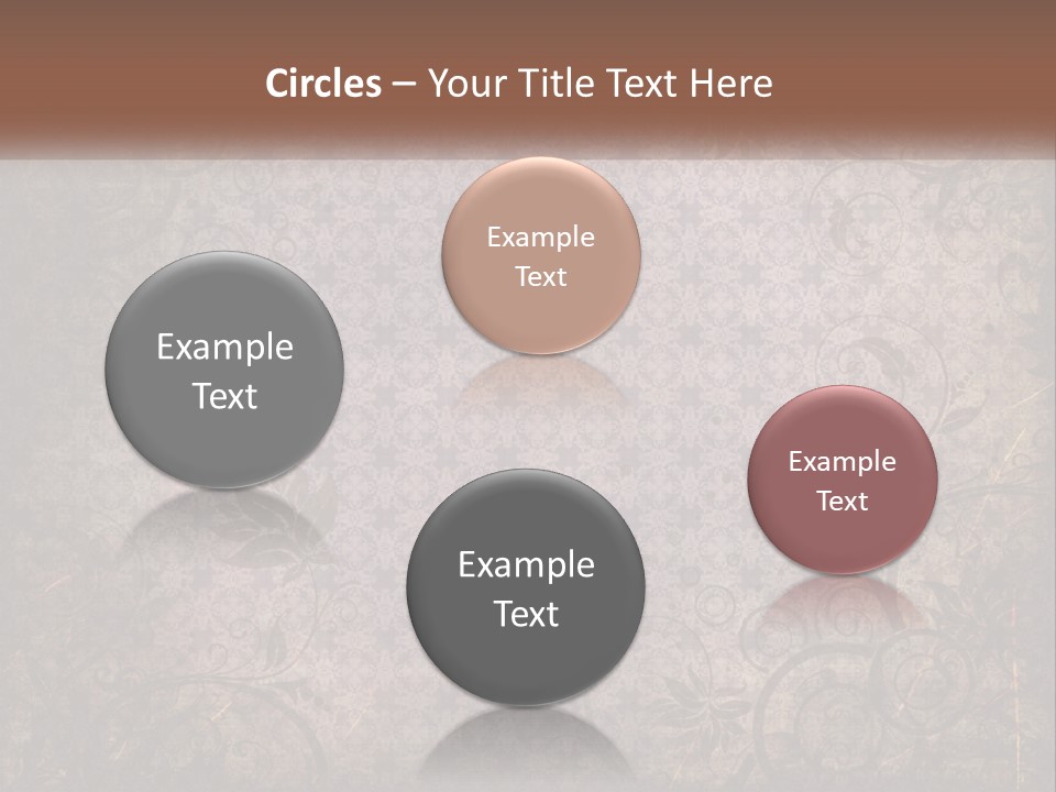 Tiled Aged Decor PowerPoint Template