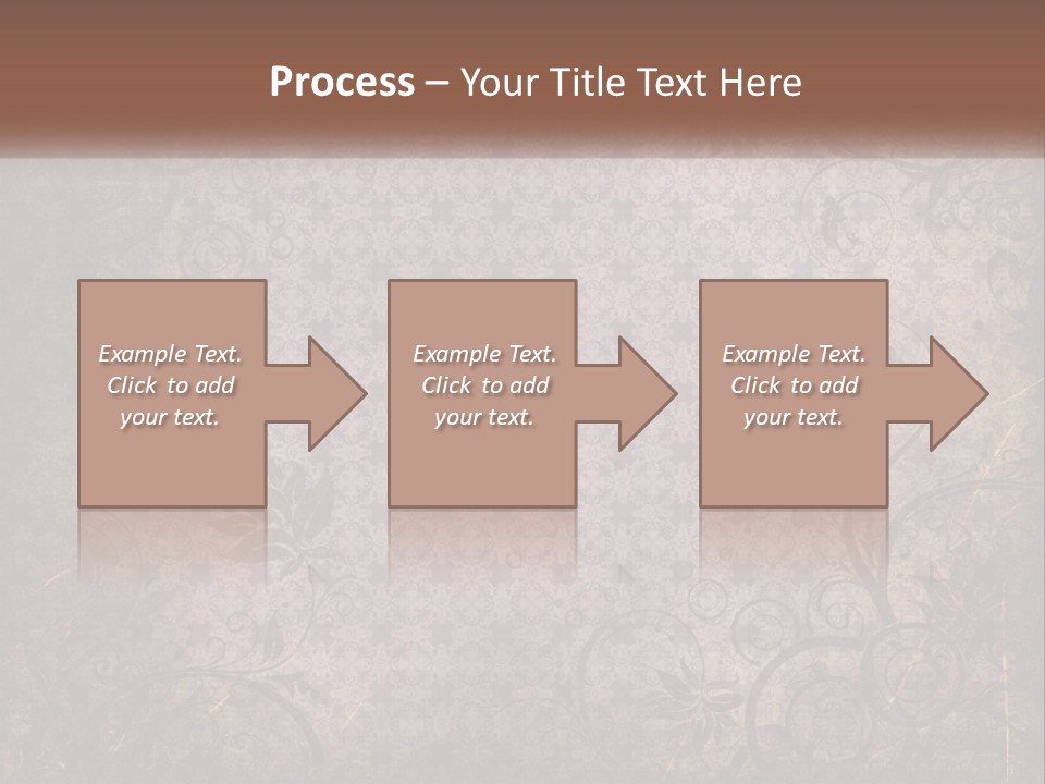 Tiled Aged Decor PowerPoint Template