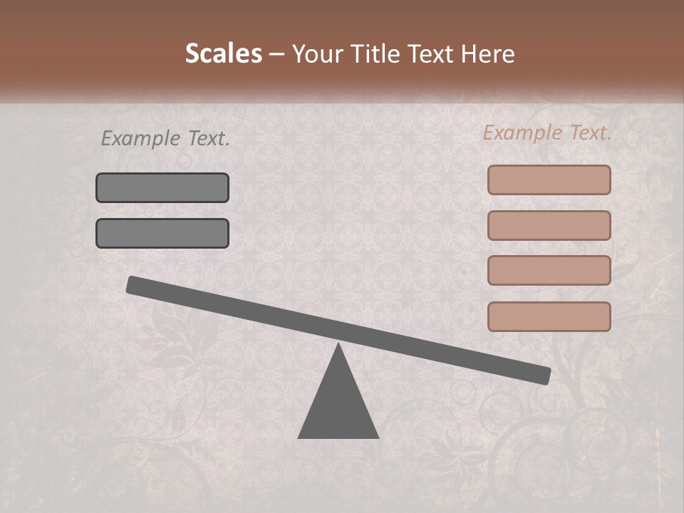 Tiled Aged Decor PowerPoint Template