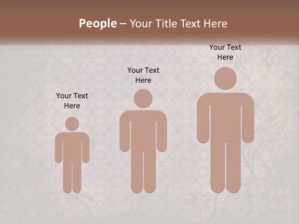 Tiled Aged Decor PowerPoint Template