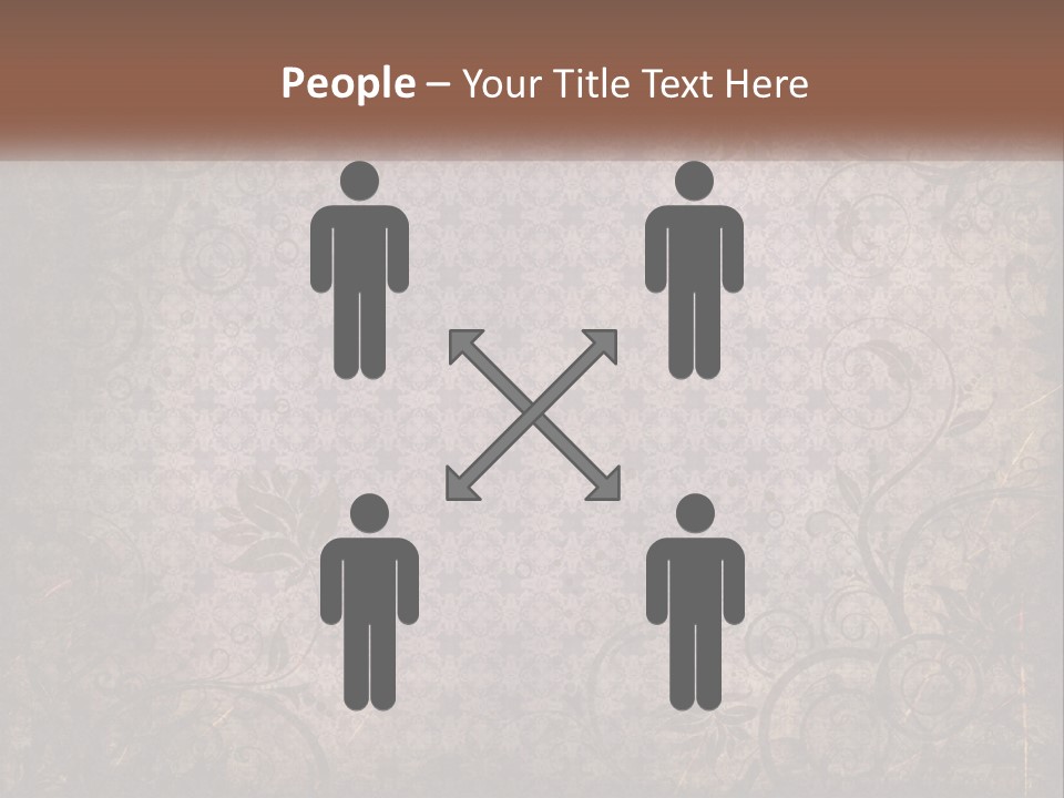 Tiled Aged Decor PowerPoint Template