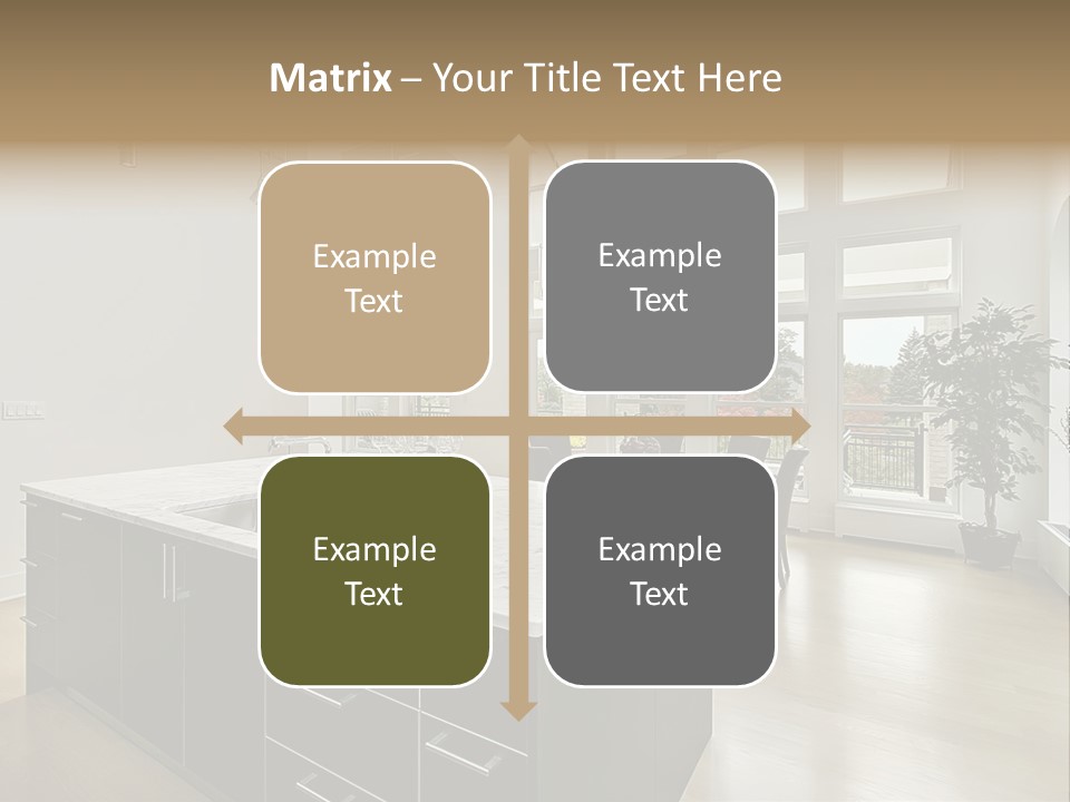 Floor Residence Furnishings PowerPoint Template