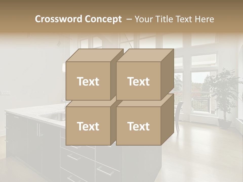 Floor Residence Furnishings PowerPoint Template