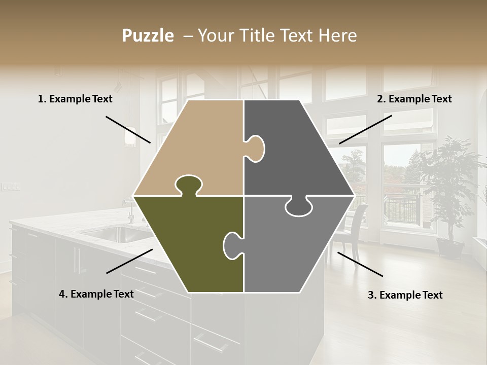Floor Residence Furnishings PowerPoint Template