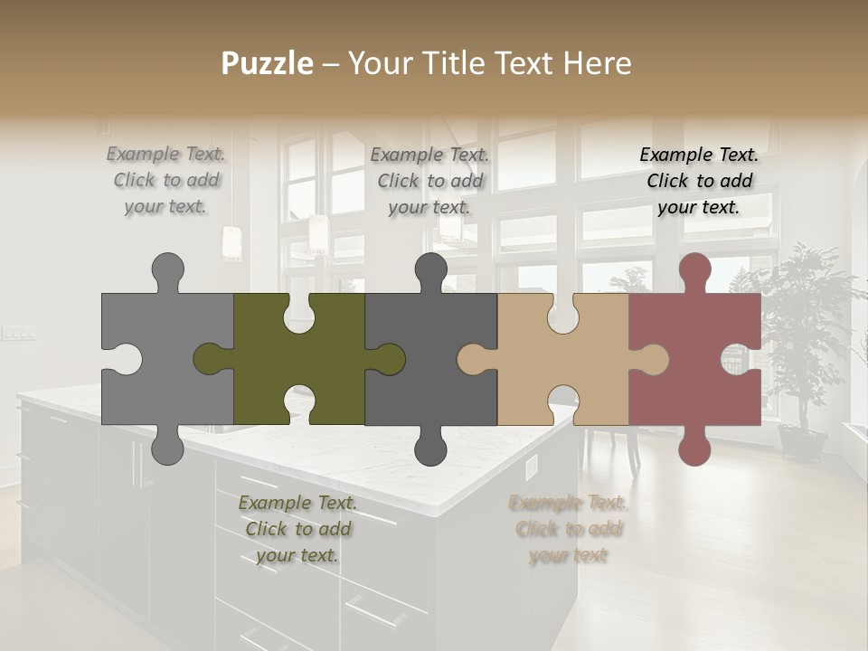 Floor Residence Furnishings PowerPoint Template