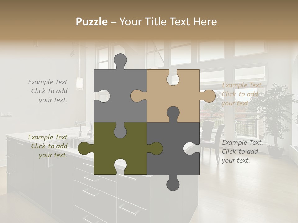 Floor Residence Furnishings PowerPoint Template