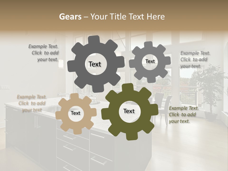 Floor Residence Furnishings PowerPoint Template