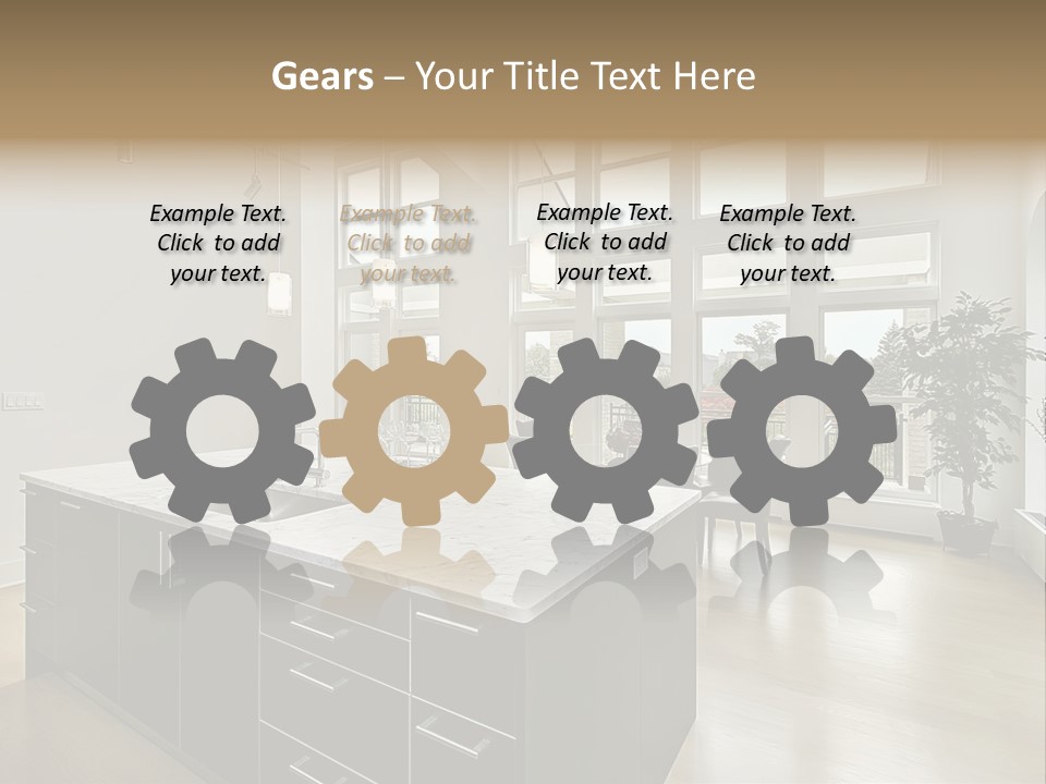 Floor Residence Furnishings PowerPoint Template