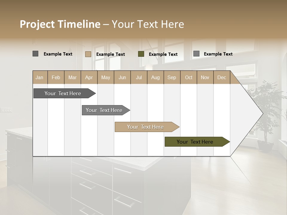 Floor Residence Furnishings PowerPoint Template