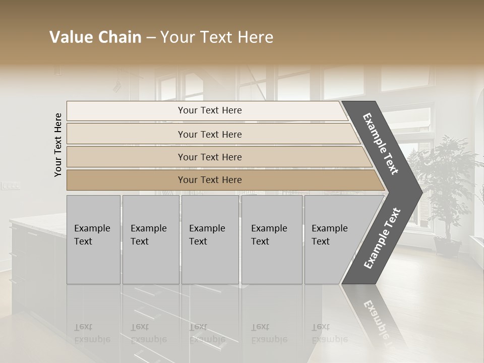 Floor Residence Furnishings PowerPoint Template