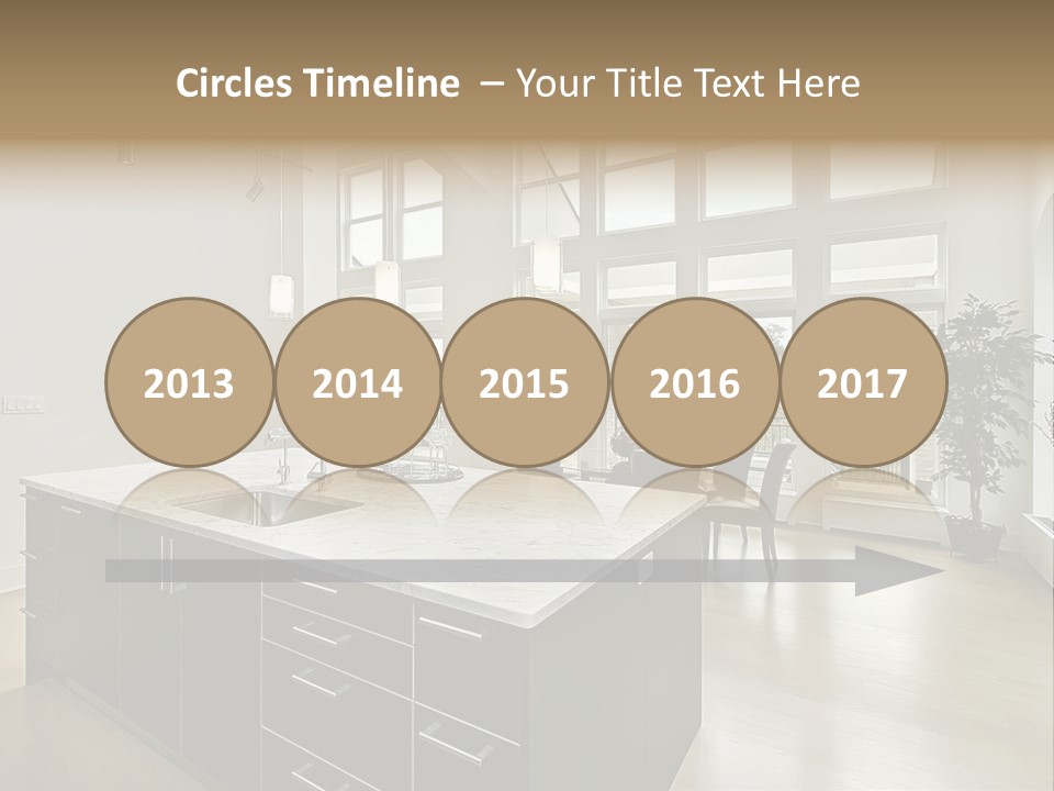 Floor Residence Furnishings PowerPoint Template