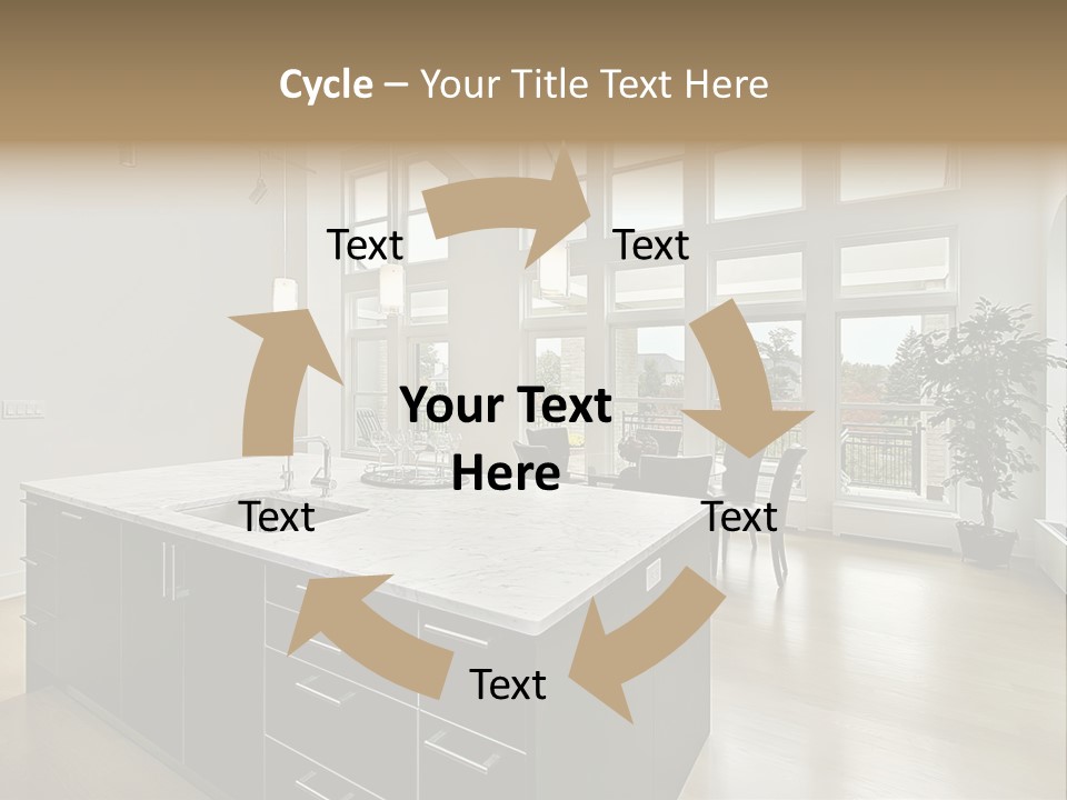 Floor Residence Furnishings PowerPoint Template