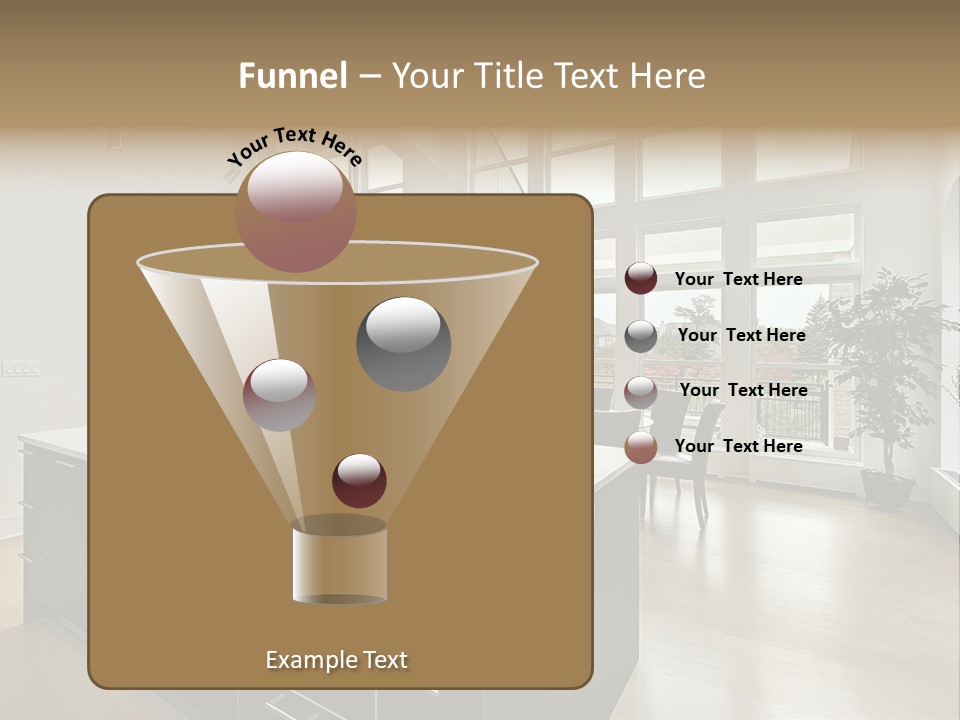 Floor Residence Furnishings PowerPoint Template