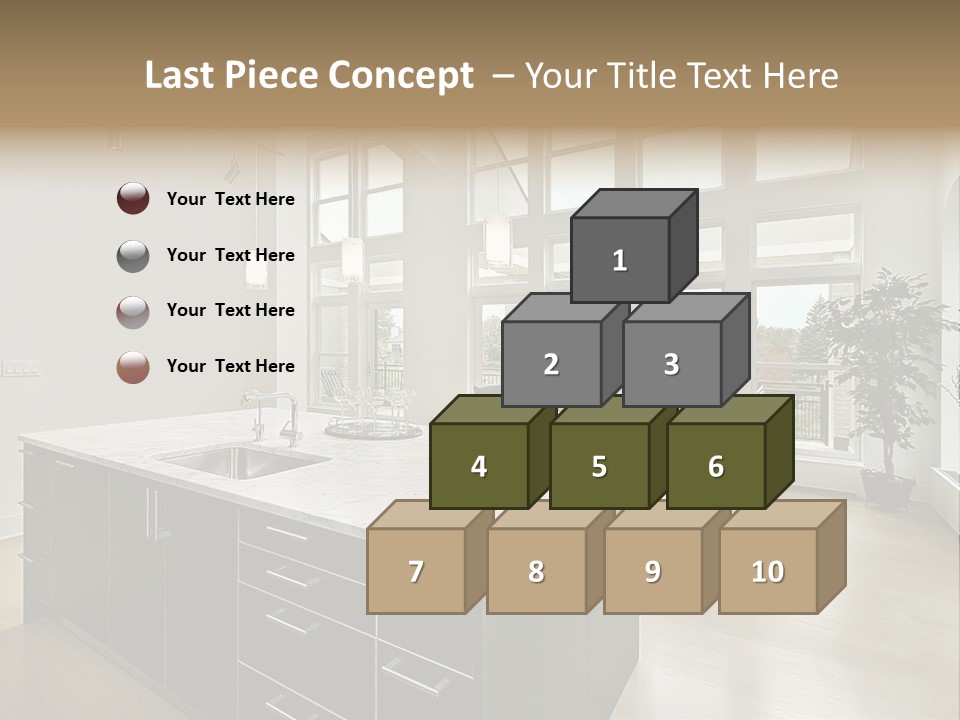 Floor Residence Furnishings PowerPoint Template
