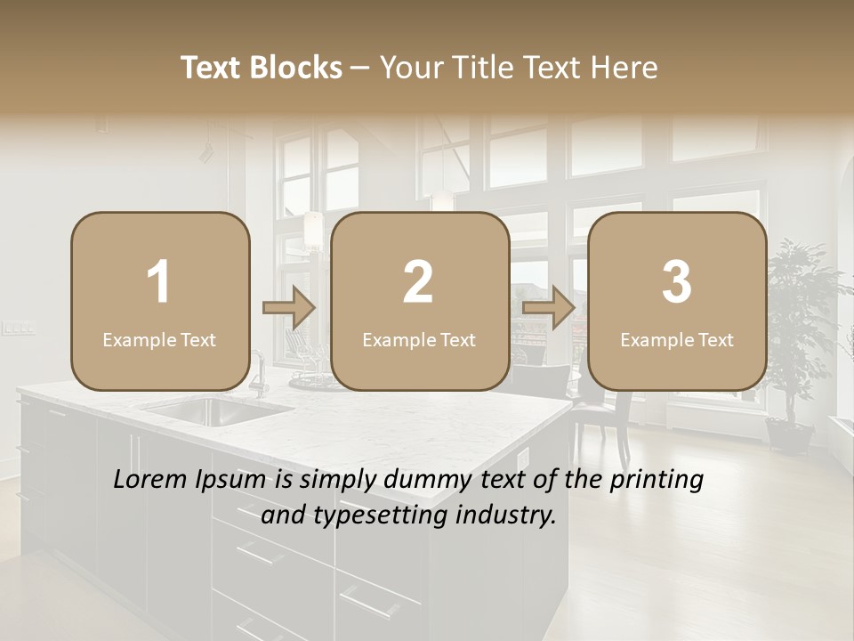 Floor Residence Furnishings PowerPoint Template
