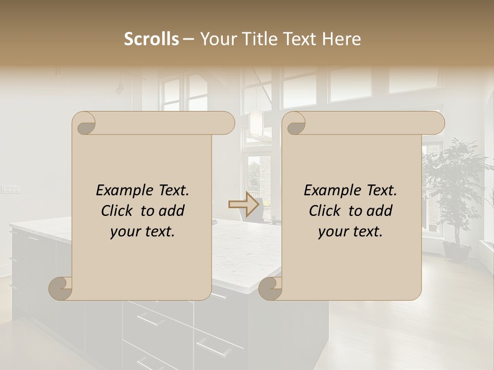 Floor Residence Furnishings PowerPoint Template