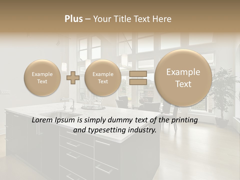 Floor Residence Furnishings PowerPoint Template