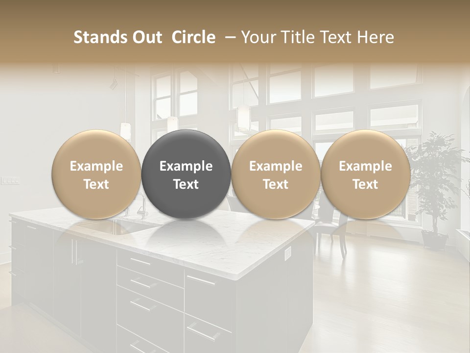 Floor Residence Furnishings PowerPoint Template