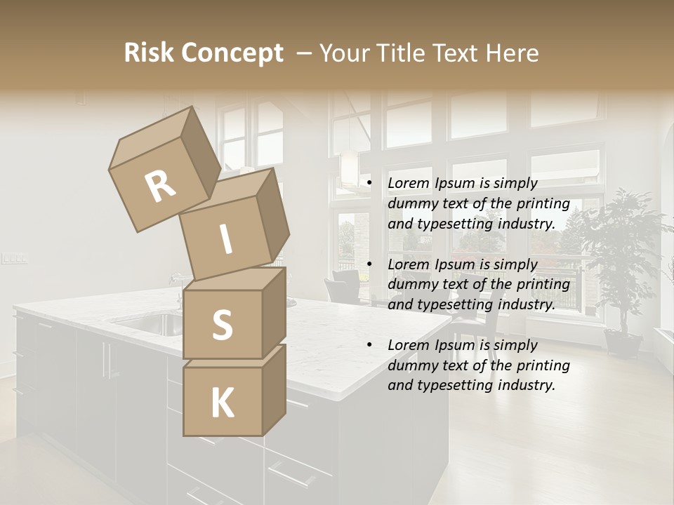 Floor Residence Furnishings PowerPoint Template