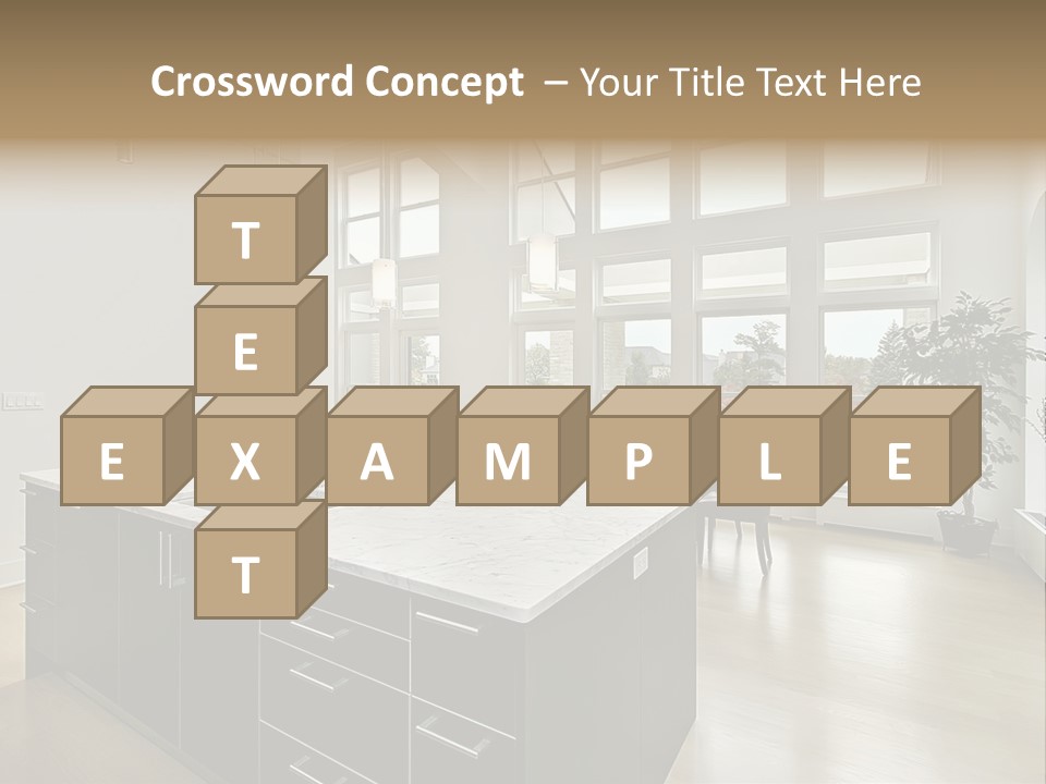 Floor Residence Furnishings PowerPoint Template
