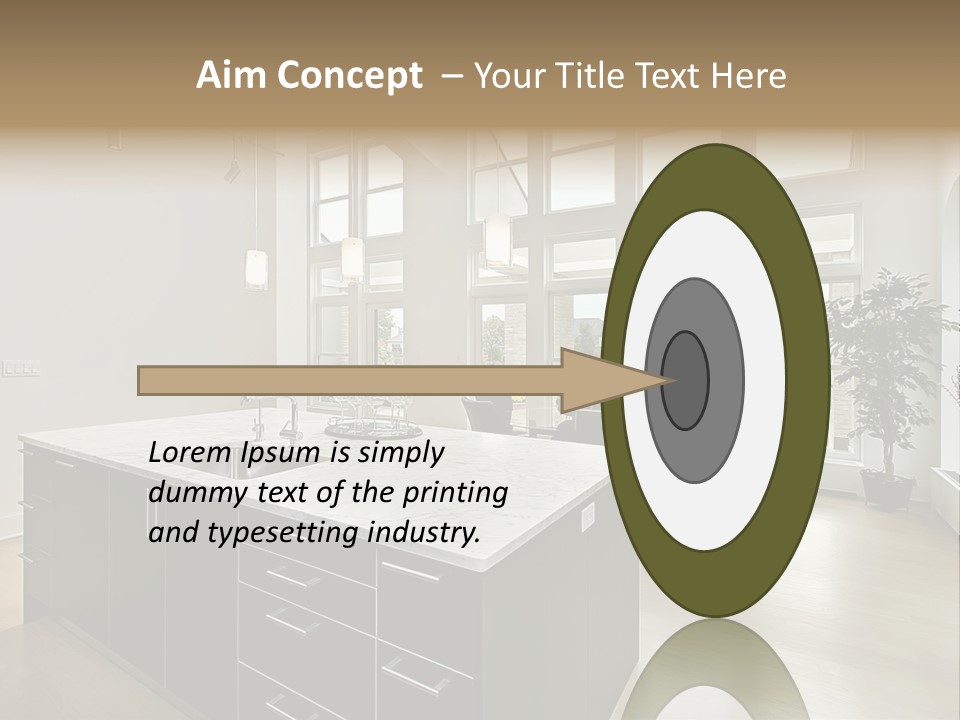 Floor Residence Furnishings PowerPoint Template