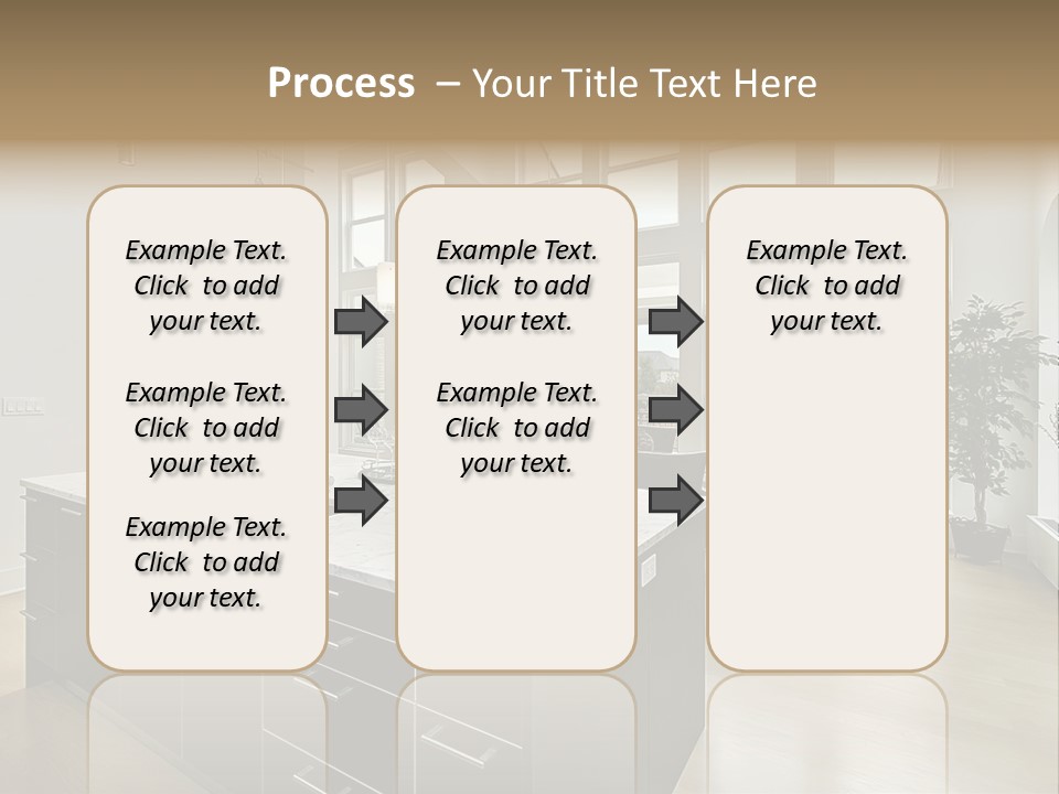 Floor Residence Furnishings PowerPoint Template