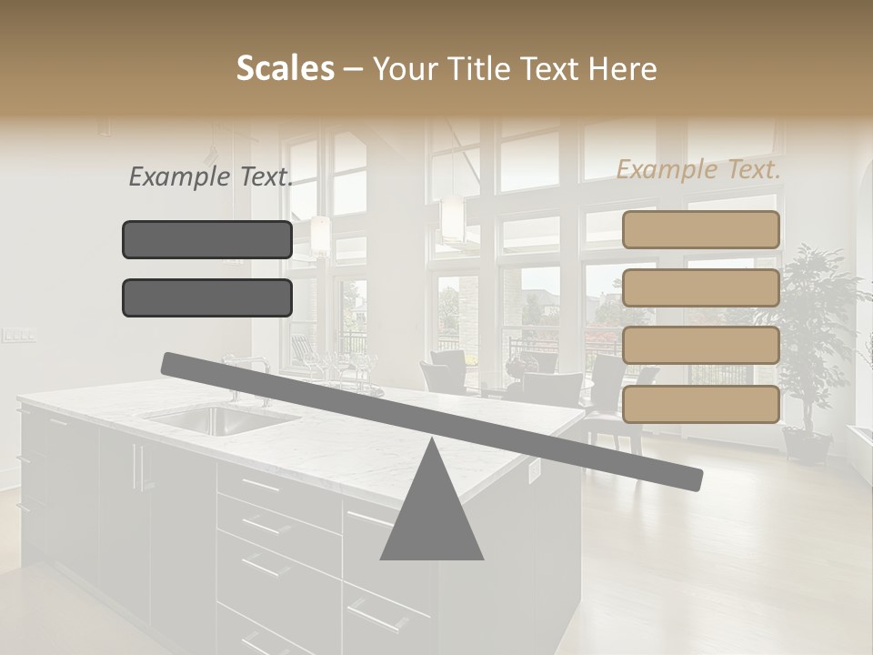 Floor Residence Furnishings PowerPoint Template