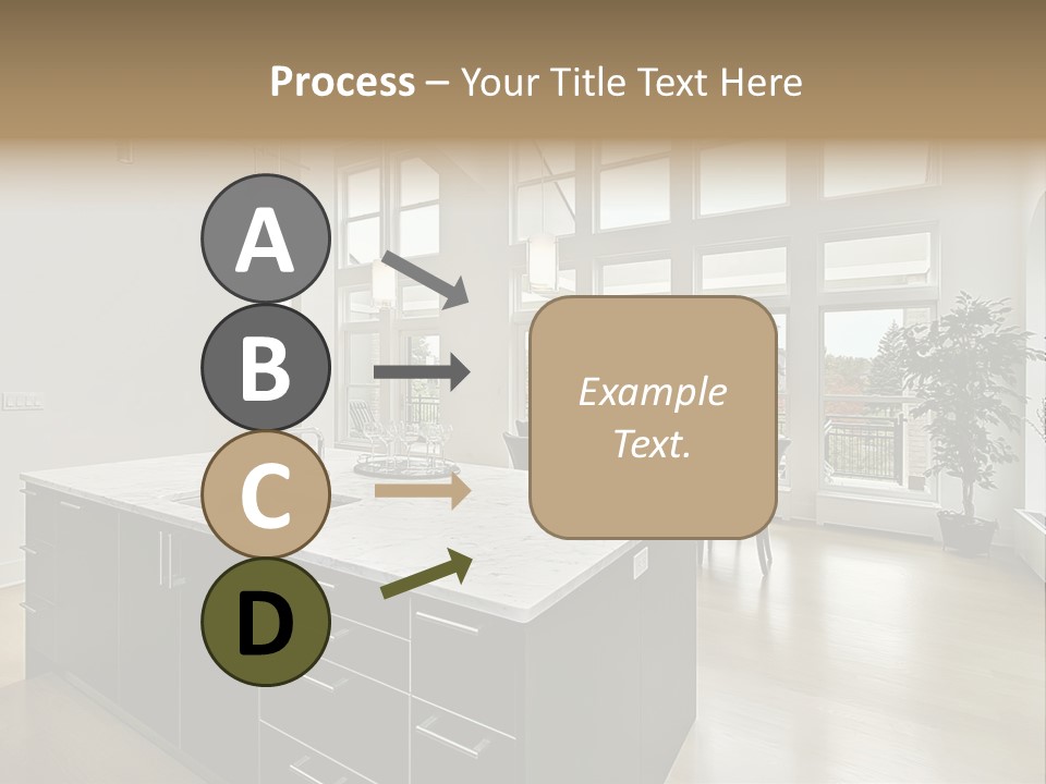 Floor Residence Furnishings PowerPoint Template