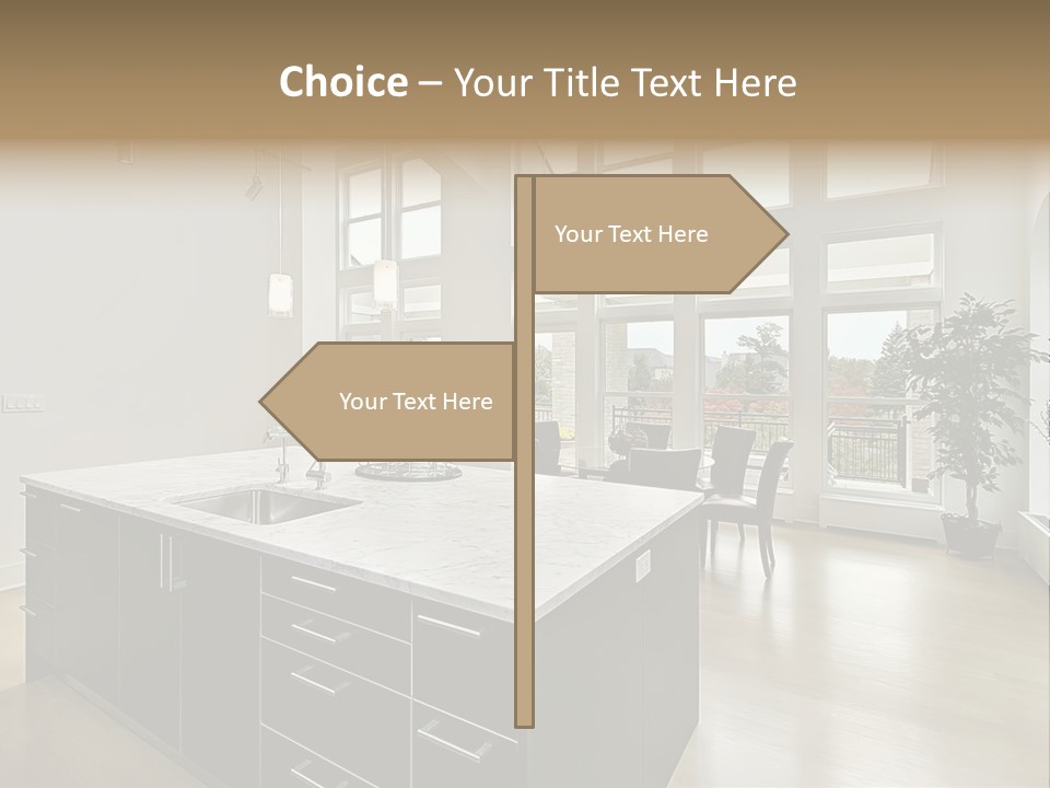 Floor Residence Furnishings PowerPoint Template