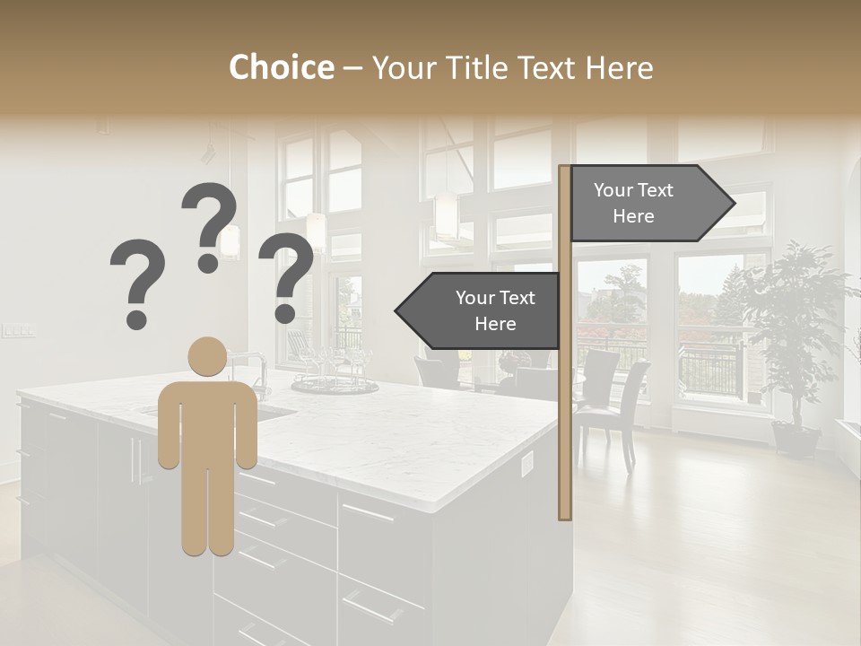 Floor Residence Furnishings PowerPoint Template