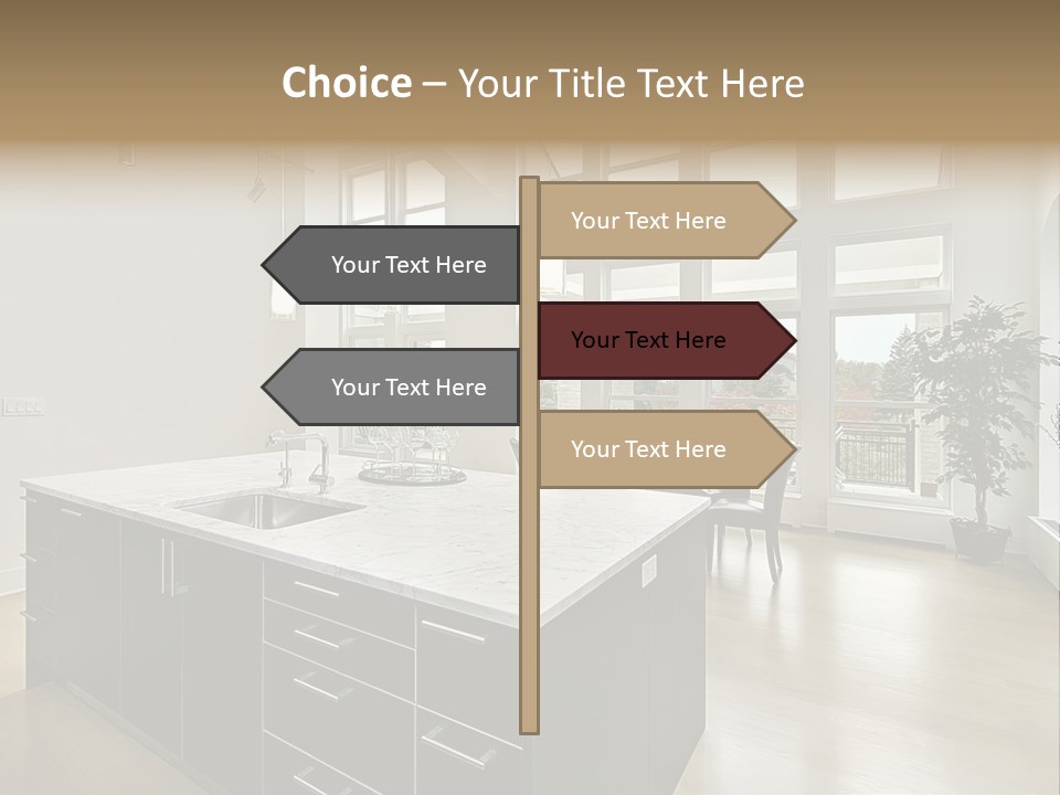 Floor Residence Furnishings PowerPoint Template