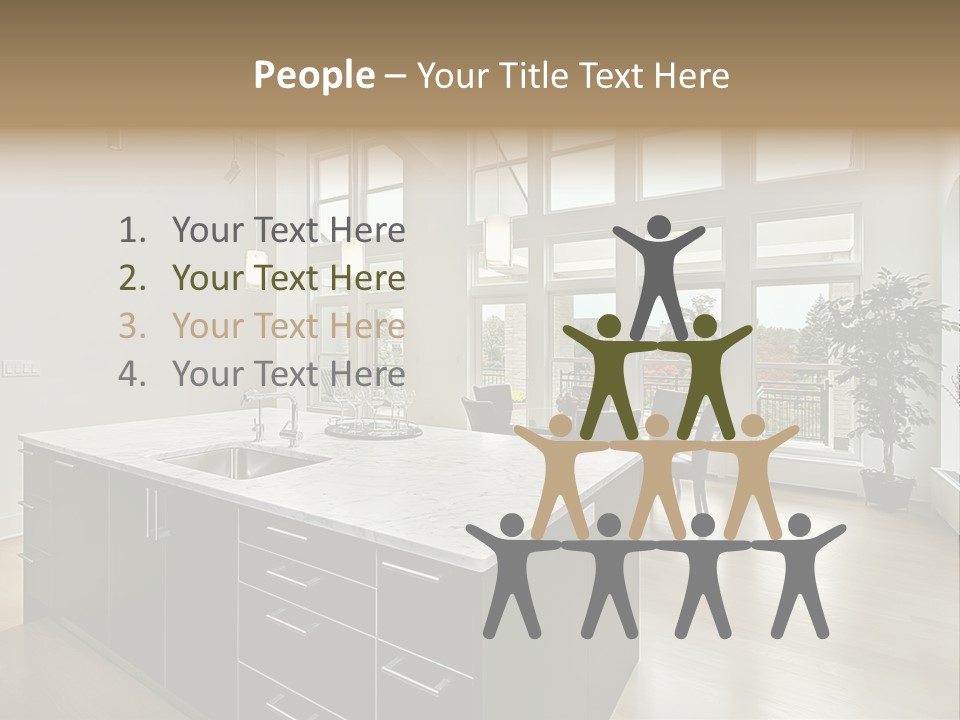 Floor Residence Furnishings PowerPoint Template