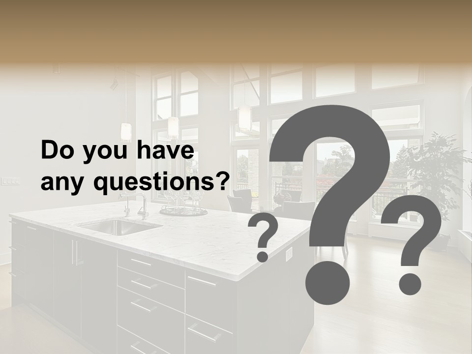 Floor Residence Furnishings PowerPoint Template