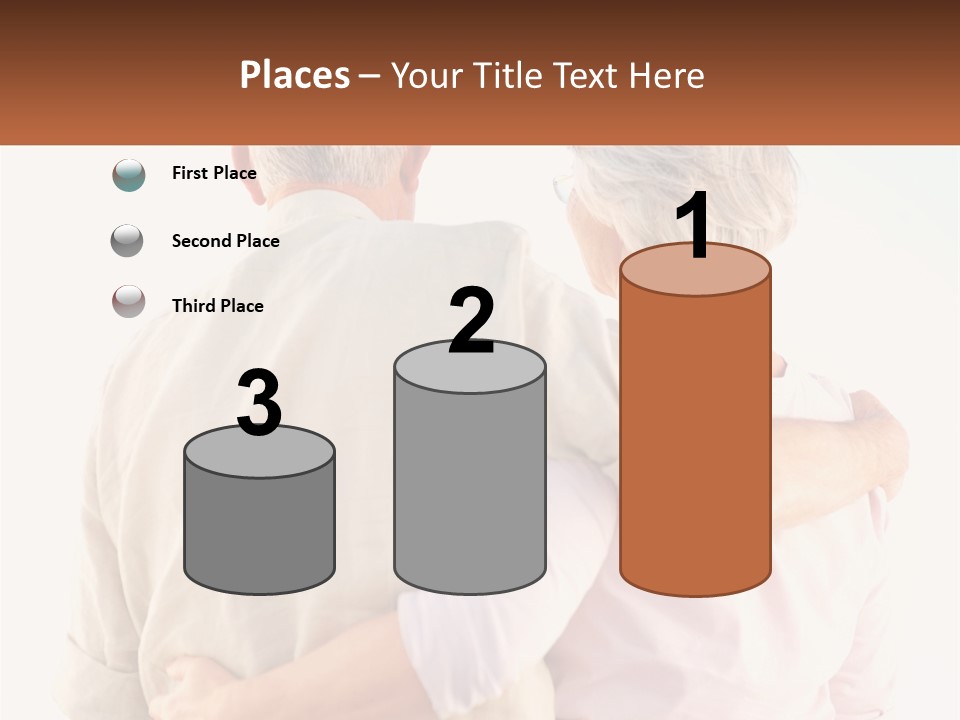 A Couple Of People That Are Standing Next To Each Other PowerPoint Template