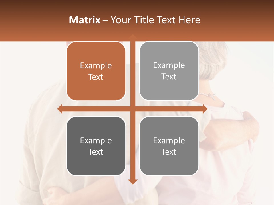 A Couple Of People That Are Standing Next To Each Other PowerPoint Template
