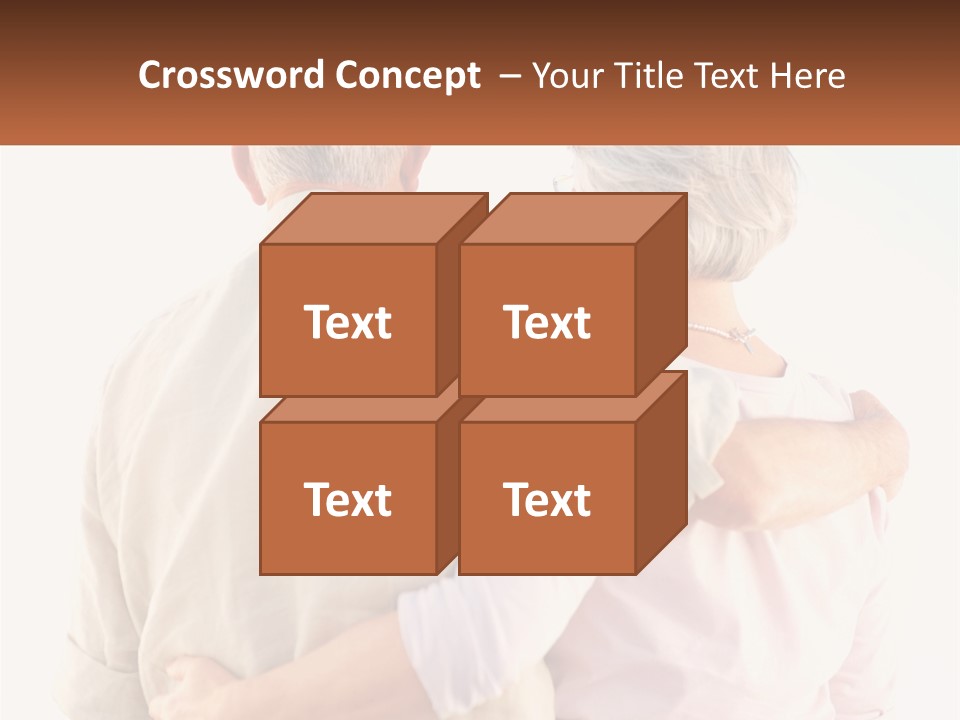 A Couple Of People That Are Standing Next To Each Other PowerPoint Template