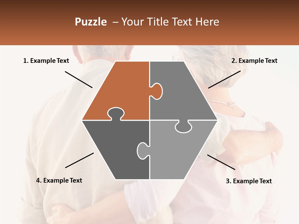 A Couple Of People That Are Standing Next To Each Other PowerPoint Template