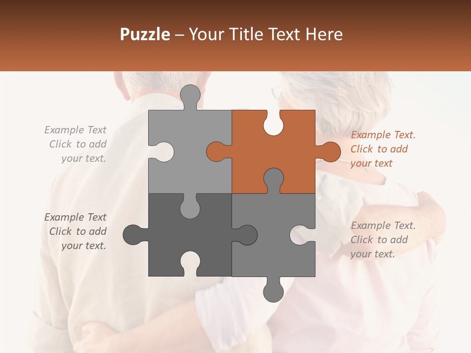 A Couple Of People That Are Standing Next To Each Other PowerPoint Template