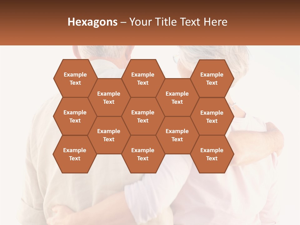 A Couple Of People That Are Standing Next To Each Other PowerPoint Template