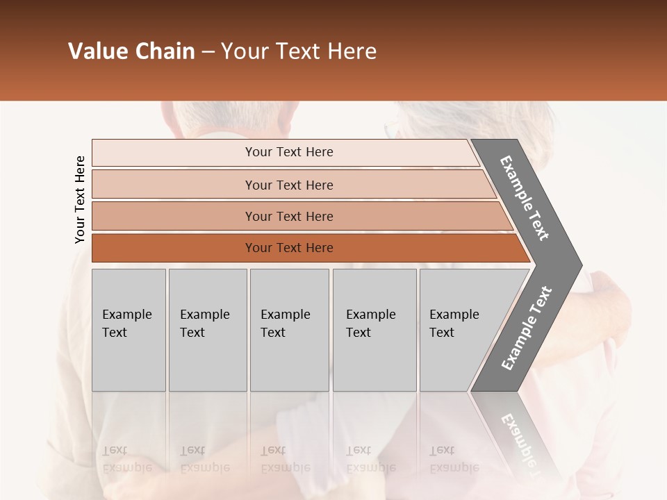 A Couple Of People That Are Standing Next To Each Other PowerPoint Template