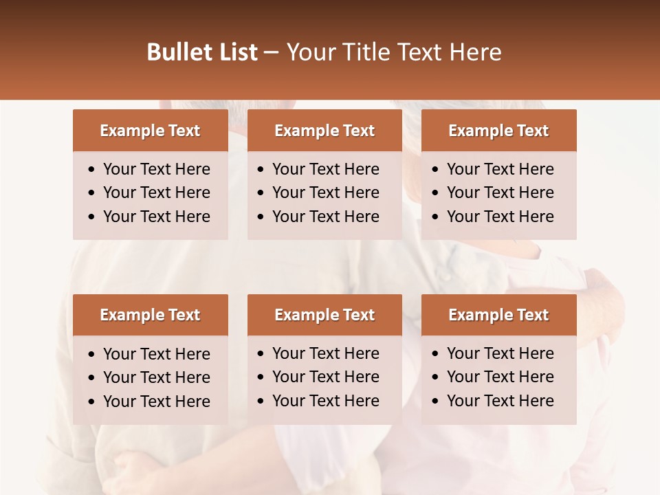 A Couple Of People That Are Standing Next To Each Other PowerPoint Template