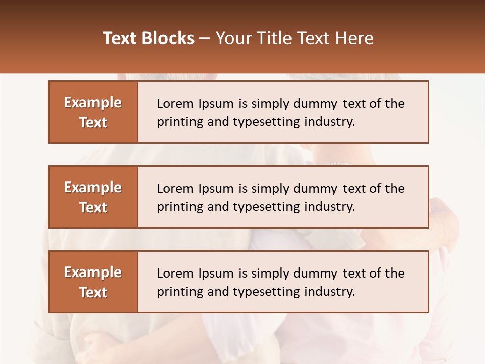 A Couple Of People That Are Standing Next To Each Other PowerPoint Template