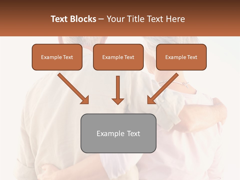 A Couple Of People That Are Standing Next To Each Other PowerPoint Template