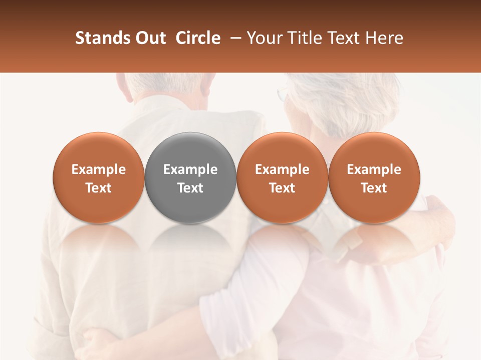 A Couple Of People That Are Standing Next To Each Other PowerPoint Template