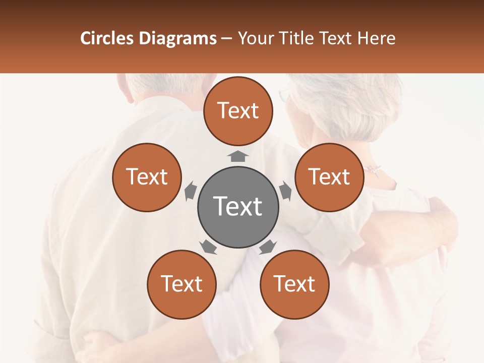 A Couple Of People That Are Standing Next To Each Other PowerPoint Template