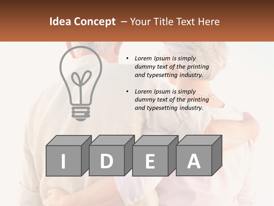 A Couple Of People That Are Standing Next To Each Other PowerPoint Template