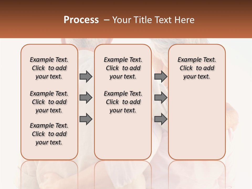 A Couple Of People That Are Standing Next To Each Other PowerPoint Template